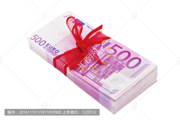 許多€500紙幣錢