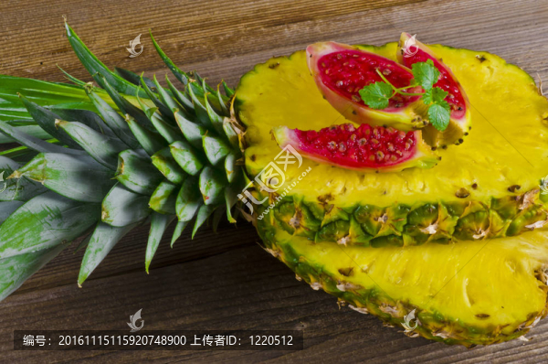 菠蘿、無花果