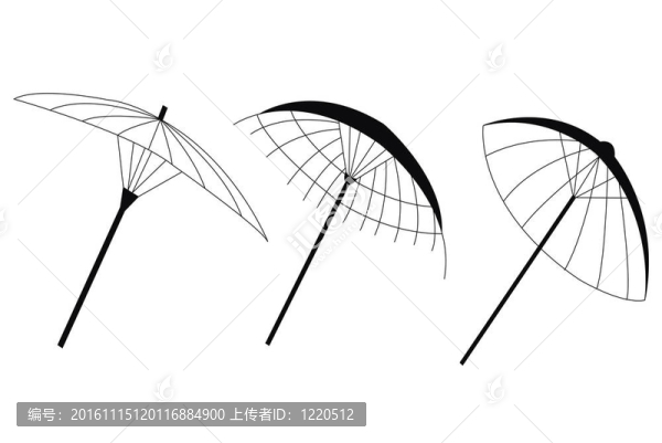 插圖三傘