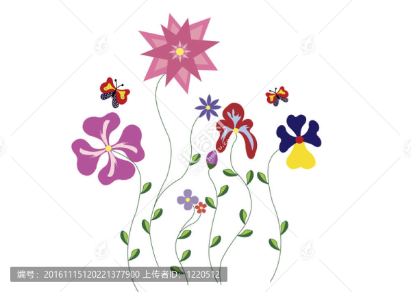 花型插圖