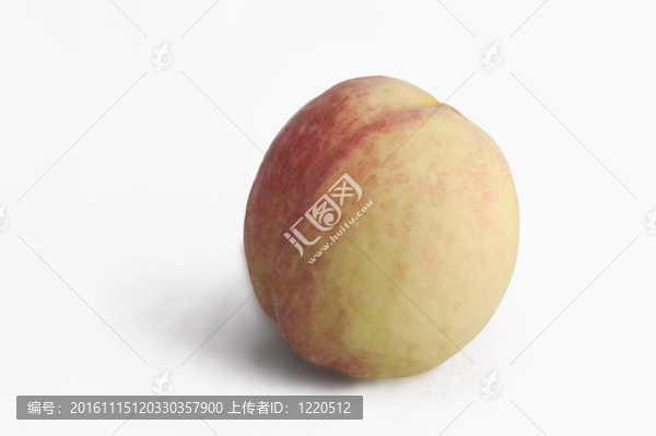 孤立的桃子
