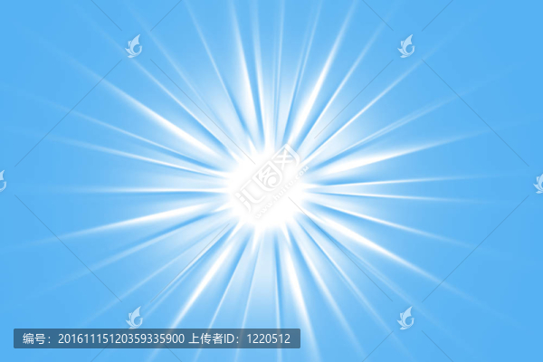 白色的光