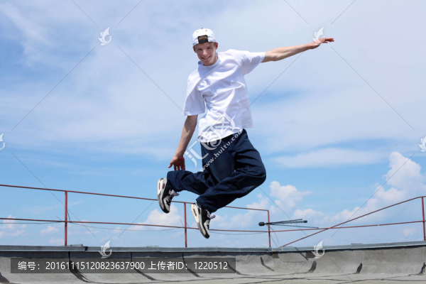 街頭舞者在戶外