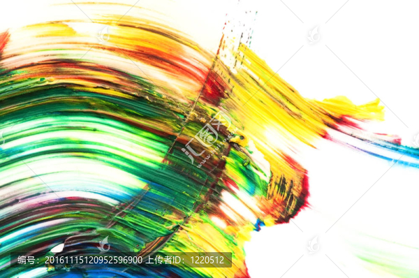 白色紙上的油漆