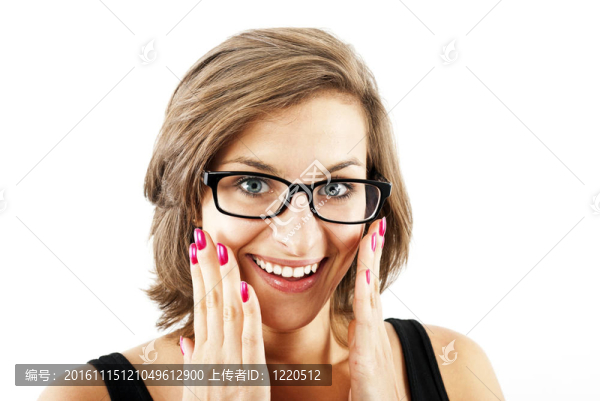 戴眼鏡的女人