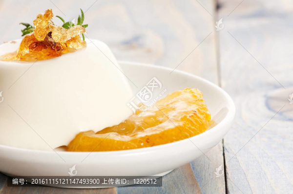 香草布丁甜點檸檬香草