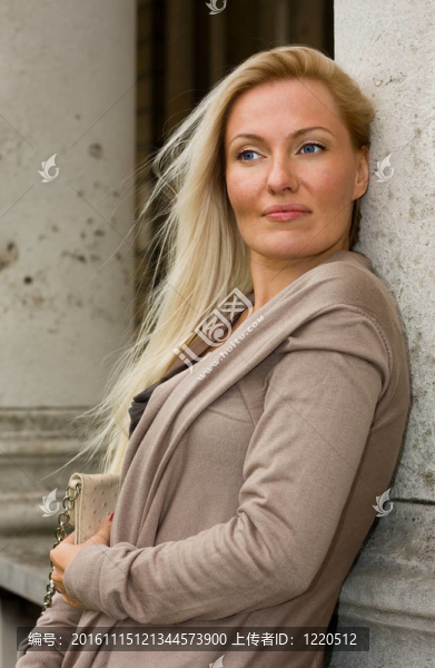 一個美麗的女人的肖像