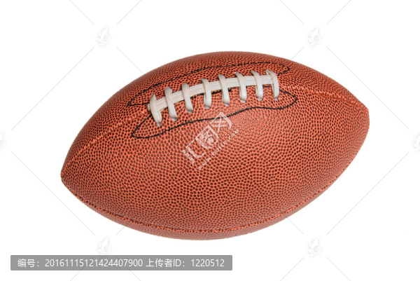 孤立的皮革足球