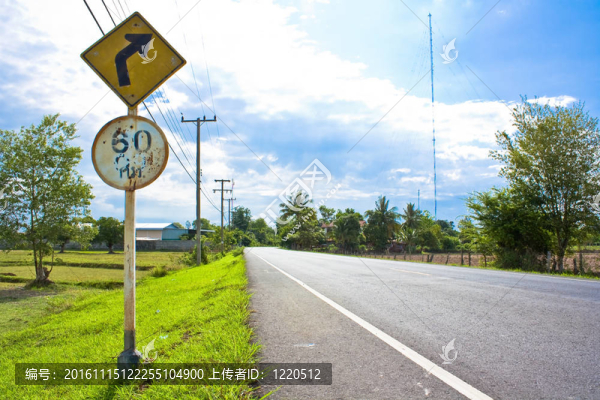 泰國(guó)農(nóng)村道路交通標(biāo)志