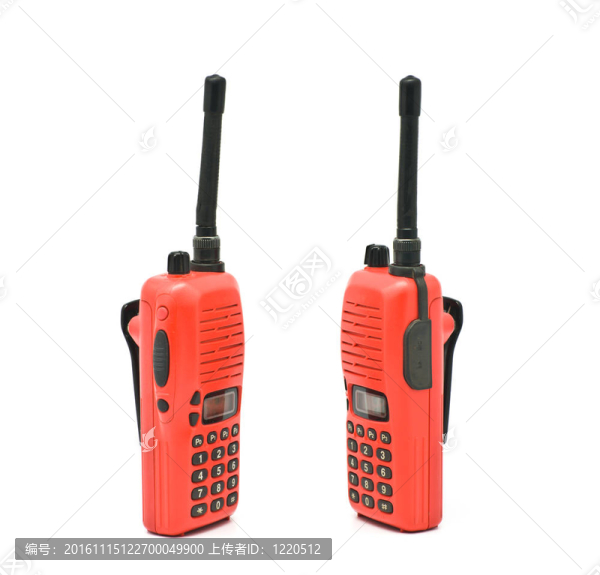 紅色的無線電通信