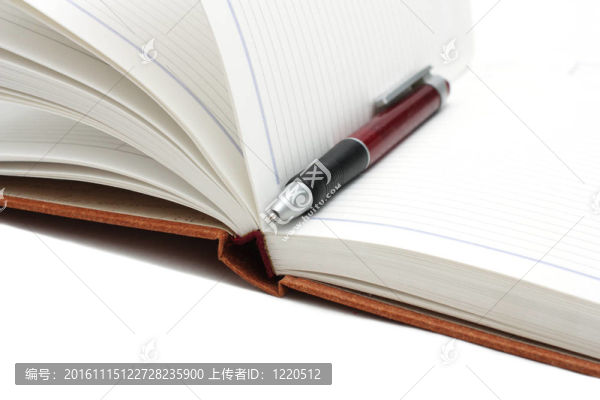 帶筆的日記筆記