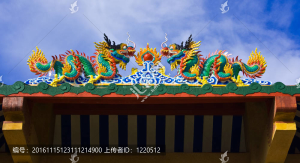 泰國中寺主門裝飾