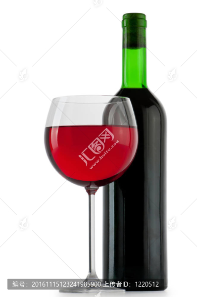 具有梯度背景的葡萄酒概念