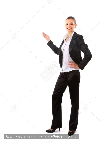 幸福美麗的女人看著你的產(chǎn)品以極大的喜悅