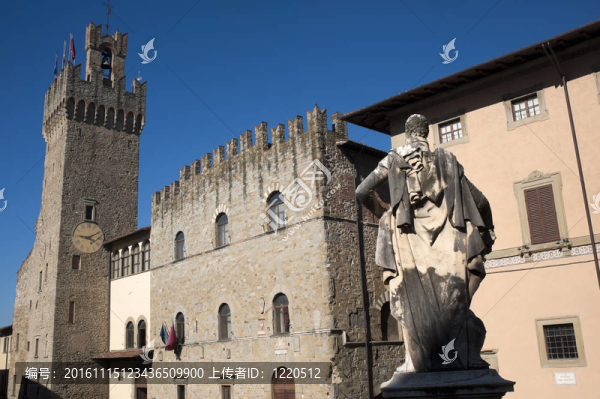 阿雷佐的中世紀建筑（托斯卡納；意大利）