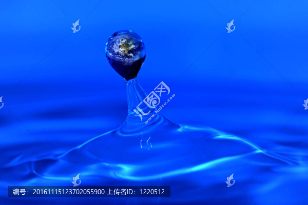 地球內(nèi)的水滴。生態(tài)系統(tǒng)的概念