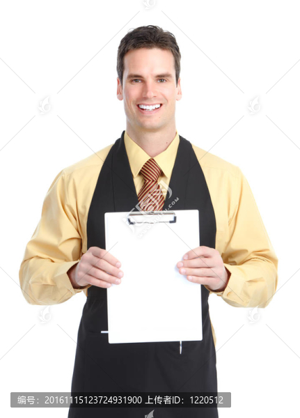 服務(wù)員的人。