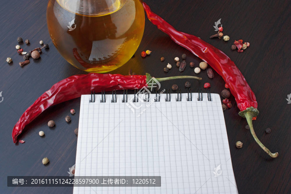 廚房桌上的食譜