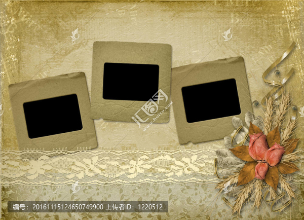 邀請或祝賀與扣眼花邊卡