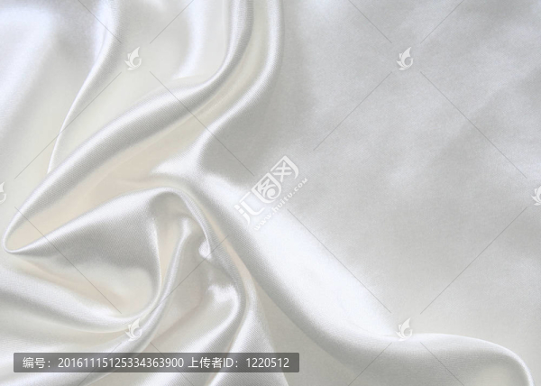 光滑典雅的白色絲綢婚禮背景