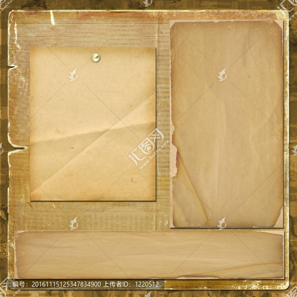 在剪貼簿風(fēng)格設(shè)計的邀請或賀卡