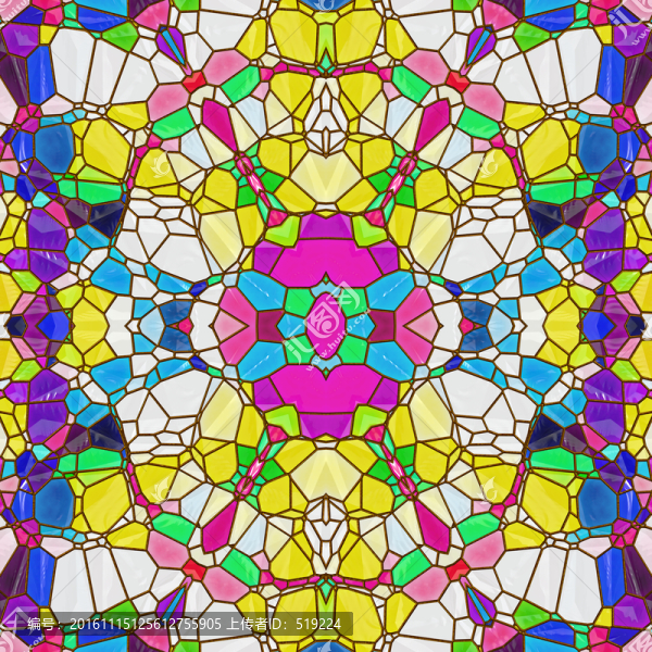 染色玻璃,TIF無分層