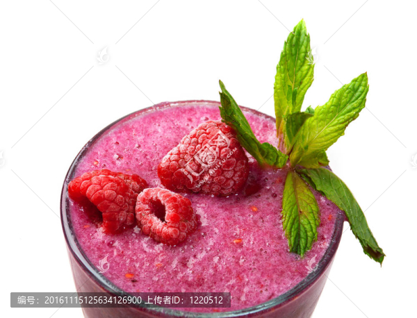 覆盆子雞尾酒特寫