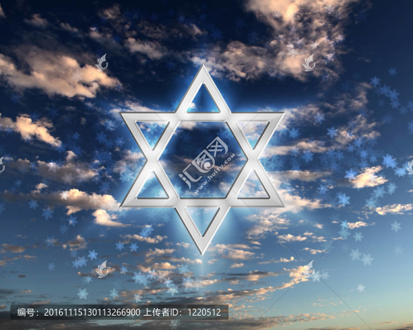 戴維之星在藍(lán)天