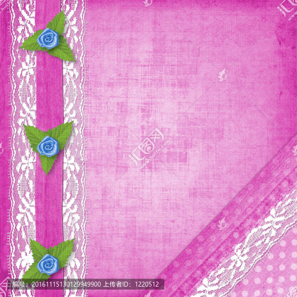 邀請(qǐng)或祝賀與扣眼花邊卡