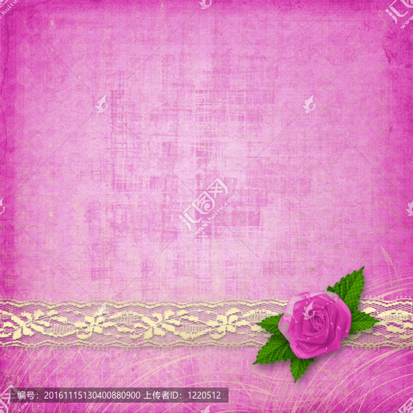 邀請(qǐng)或祝賀與扣眼花邊卡
