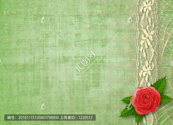 邀請或祝賀與扣眼花邊卡