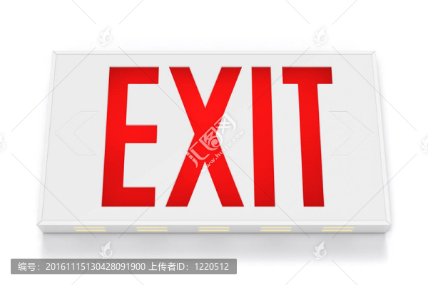 急救出口標志