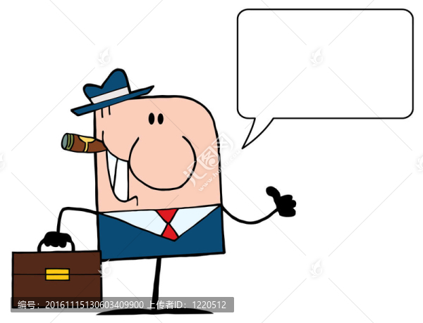 卡通涂鴉的商人-匯圖網(wǎng) www.fosd68.com 卡通涂鴉的商人