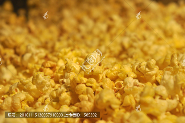 玉米花特寫