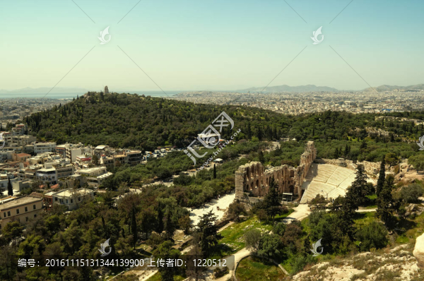 Herod,Atticus在Athens的劇院；希臘