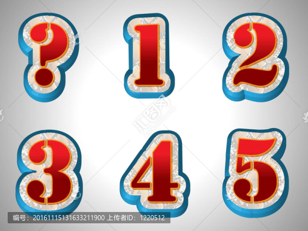 紅色3D字母與大字體風(fēng)格