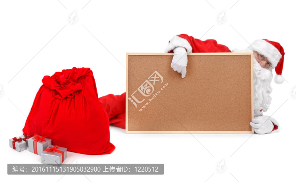 Santa和空公告板