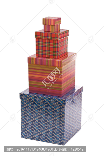 彩色禮品盒金字塔