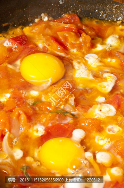 煎雞蛋和西紅柿-匯圖網(wǎng) www.fosd68.com 煎雞蛋和西紅柿