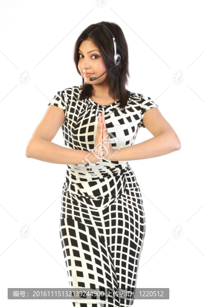 女人用麥克風