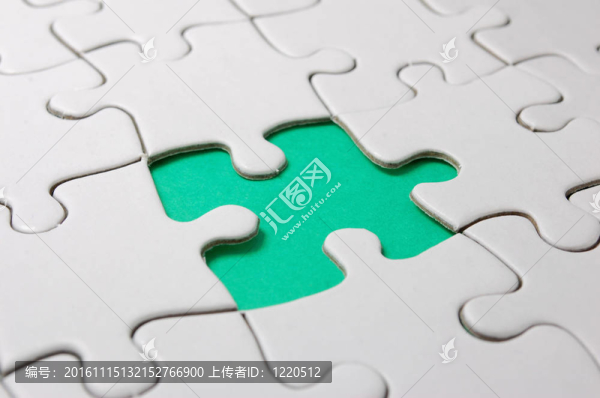 綠色的拼圖