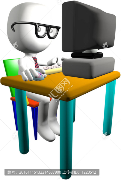 書(shū)呆子天才計(jì)算機(jī)用戶的3D,PC監(jiān)控臺(tái)