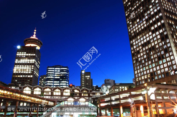 溫哥華市中心夜景