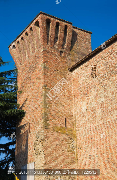 堡壘。Citt？della,Pieve。佩魯賈。翁布里亞大區(qū)。