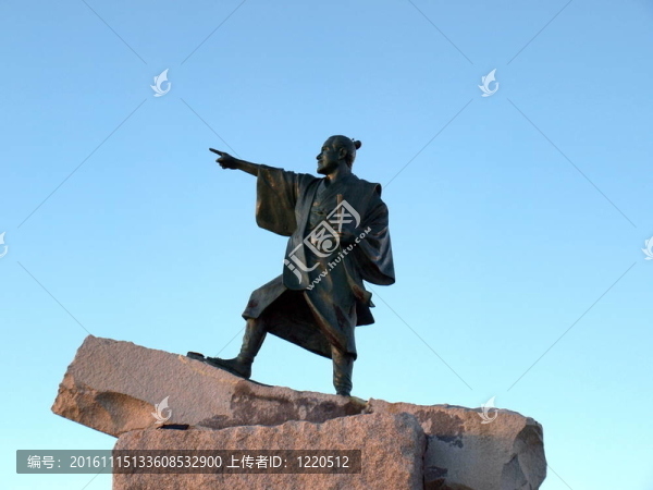 Samurai,warrior雕像