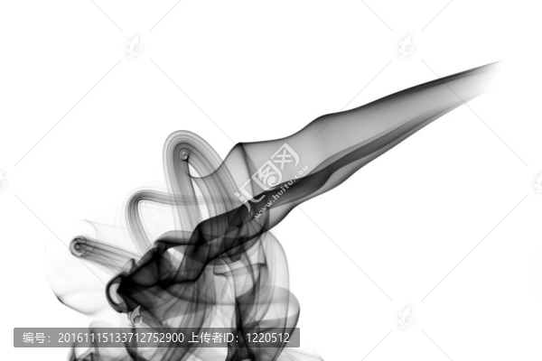摘要黑煙漩渦白