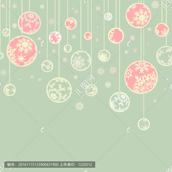 復(fù)古圣誕模板。EPS,8