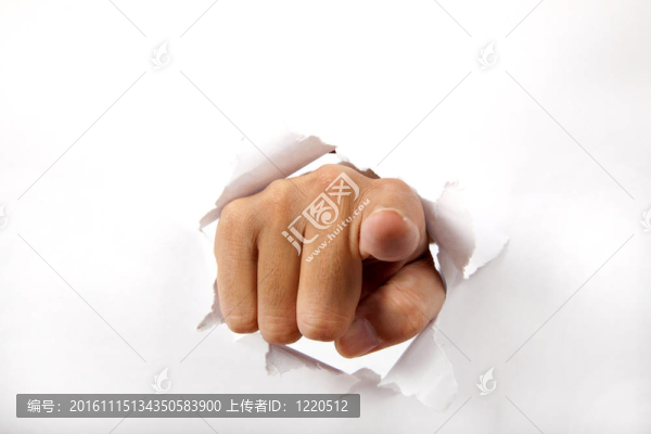 手掰著白紙指著手指向你