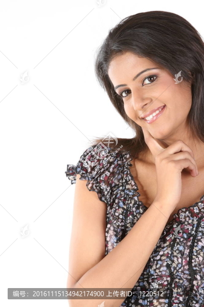 心情愉快的十幾歲的女孩