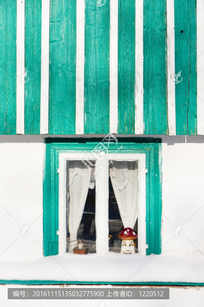 詳細(xì)的小屋；kunstat,-,jadrna,orlicke山；捷克共和國(guó)；